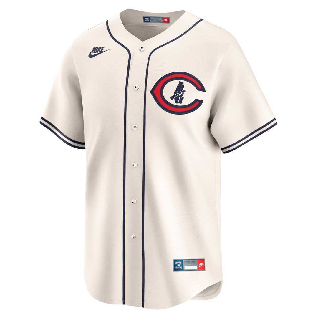 Chicago Cubs Seiya Suzuki Throwback Cooperstown Limited Jersey | Cream