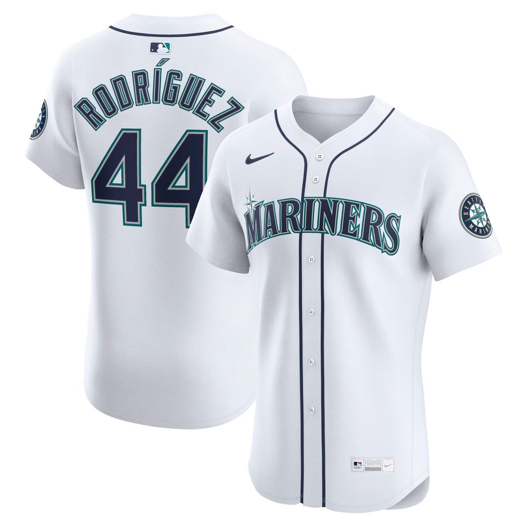 Seattle Mariners Julio Rodríguez Home Elite Jersey | White