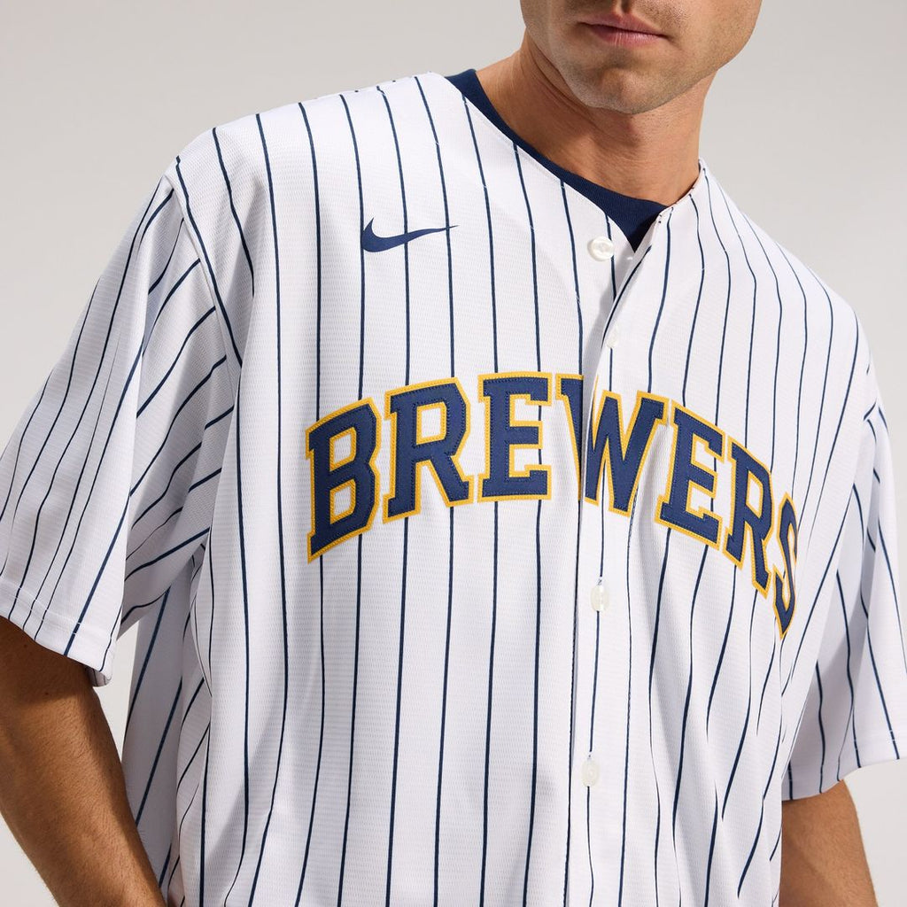 Milwaukee Brewers Christian Yelich Alternate Replica Jersey | White
