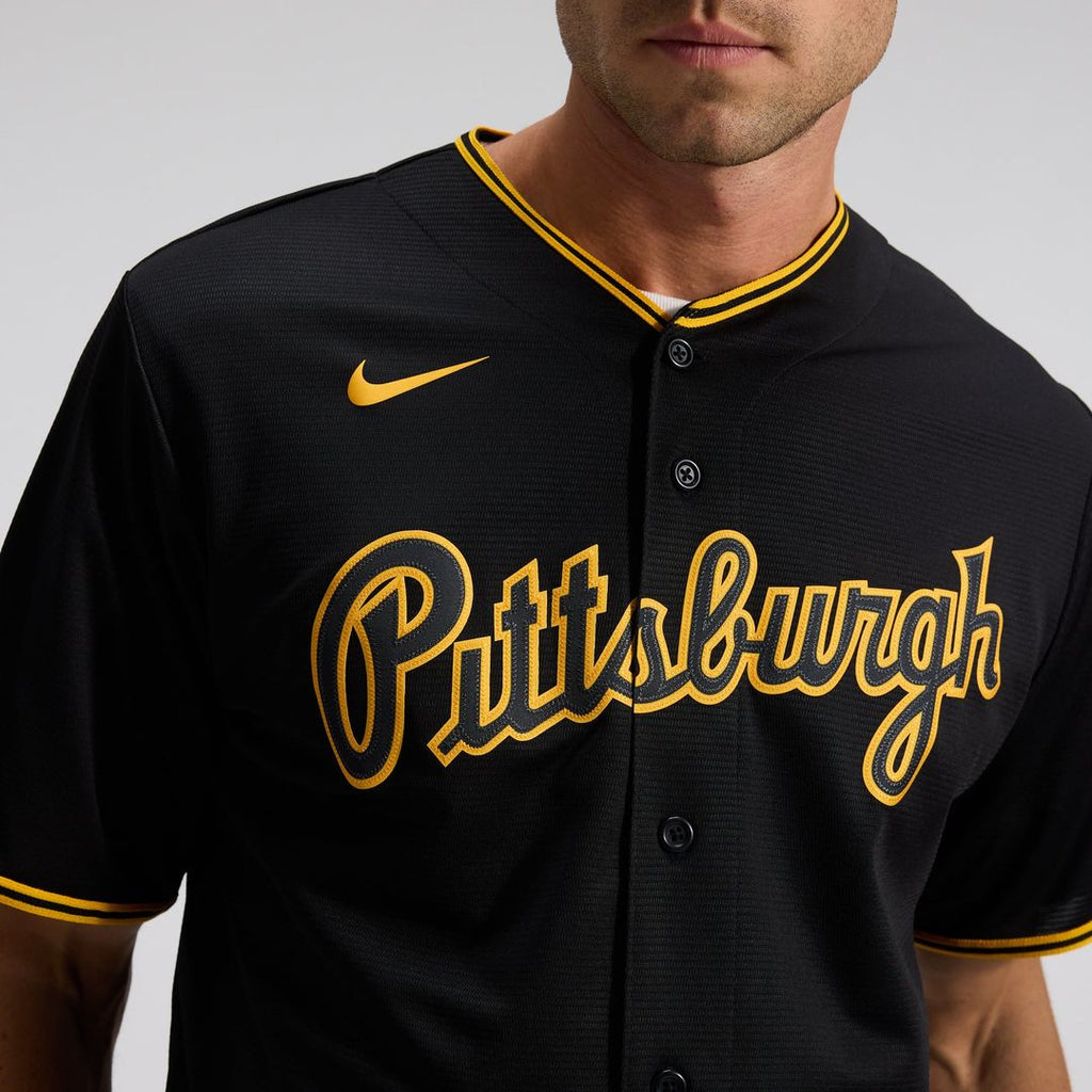 Pittsburgh Pirates Alternate Replica Team Jersey | Black