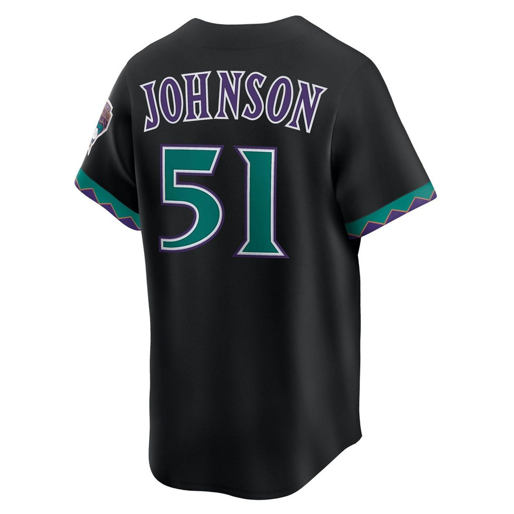 Arizona Diamondbacks Randy Johnson Throwback Cooperstown Limited Jersey | Black