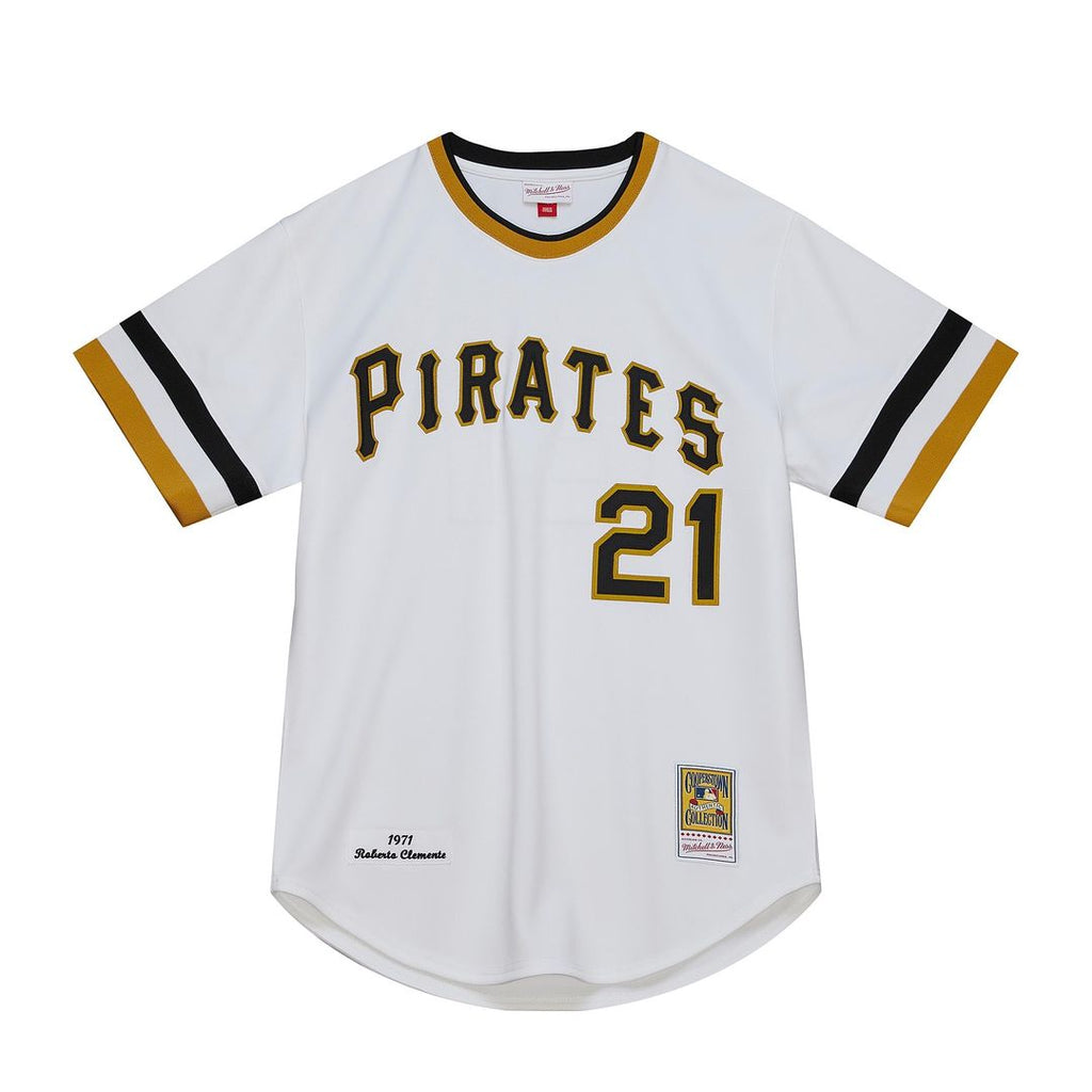Pittsburgh Pirates Roberto Clemente Cooperstown Authentic Jersey | White