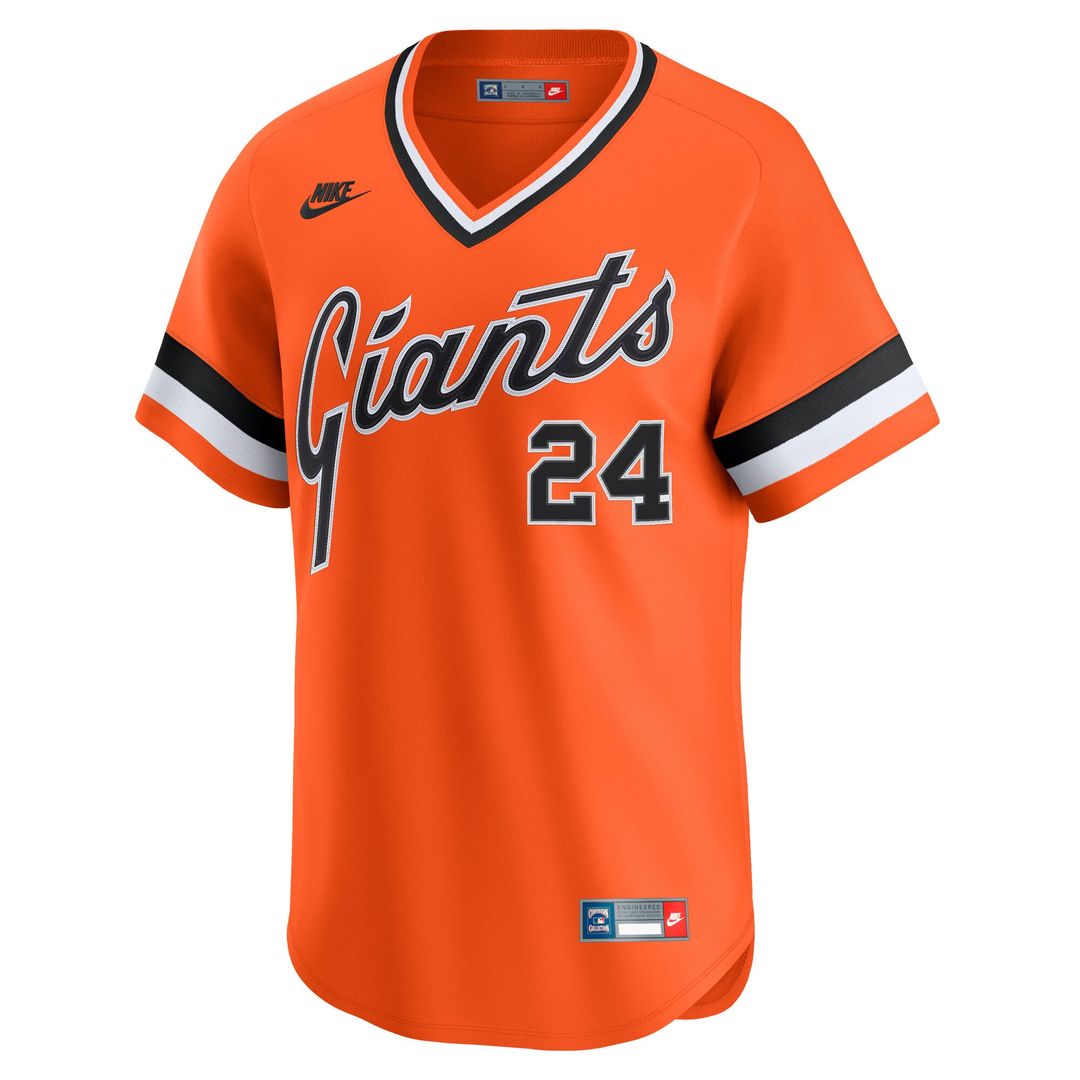 San Francisco Giants Willie Mays Cooperstown Limited Jersey | Orange