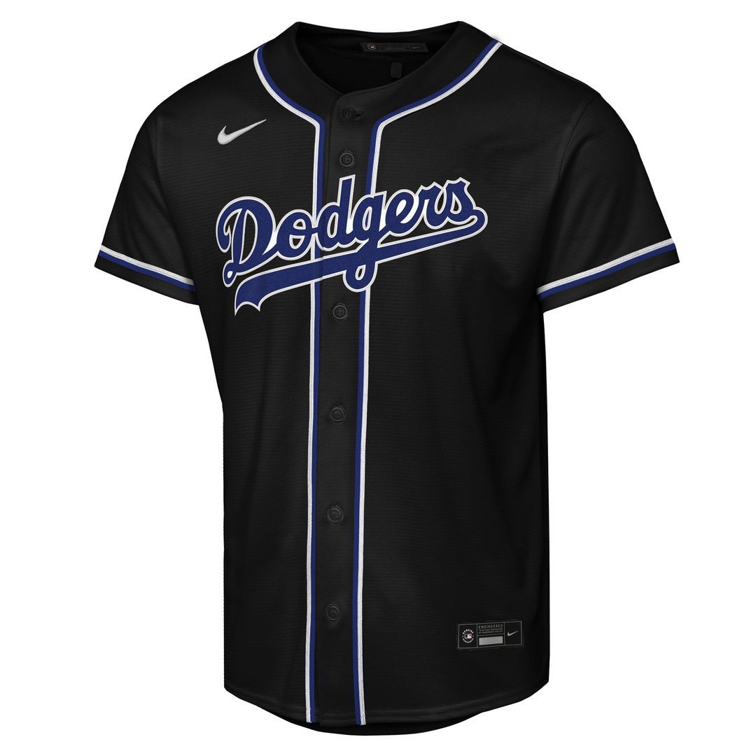 Los Angeles Dodgers Mookie Betts Youth Fashion Replica Jersey | Black