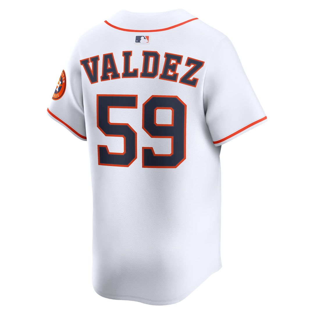 Houston Astros Framber Valdez Home Limited Jersey | White