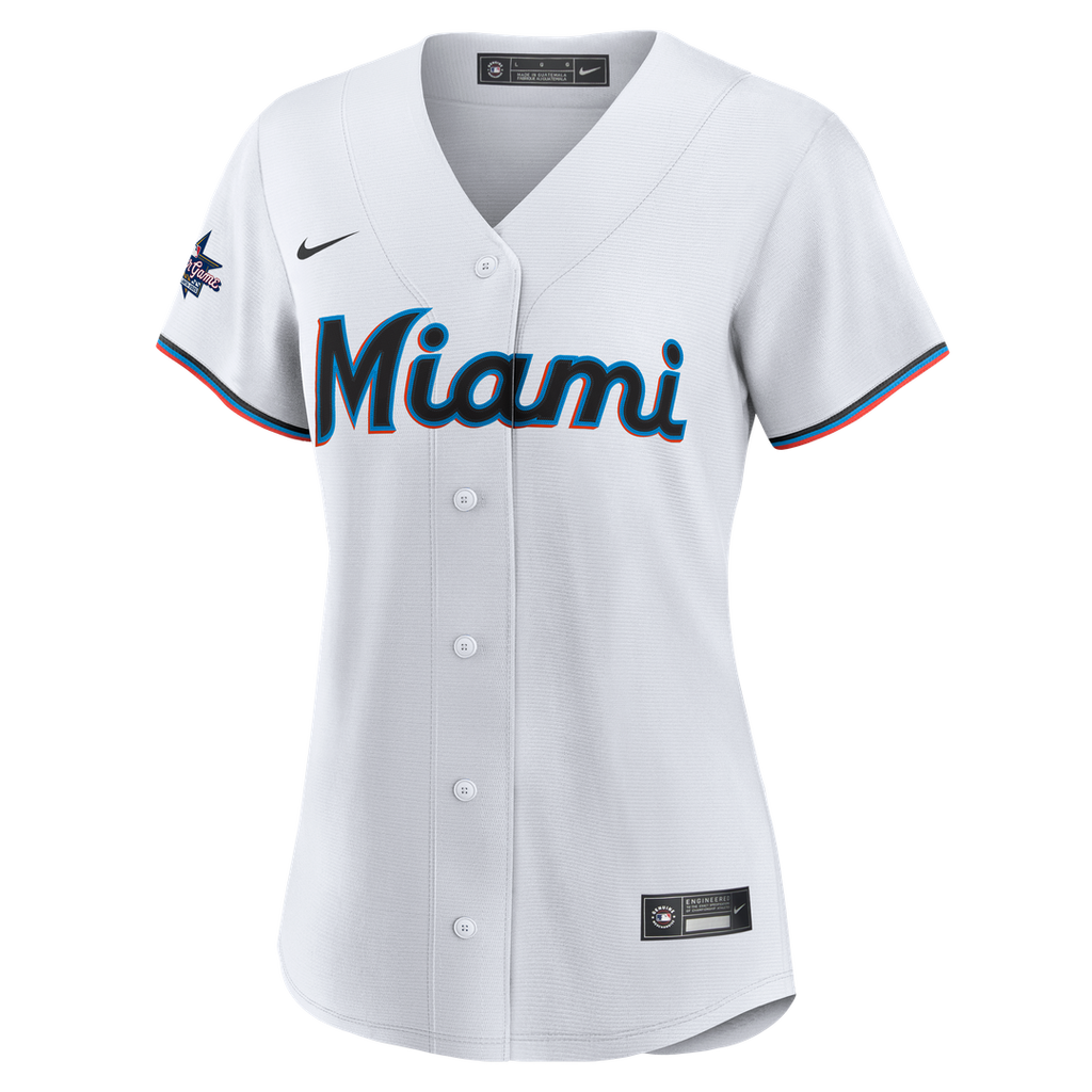 Miami Marlins Women's Replica Team Jersey | White