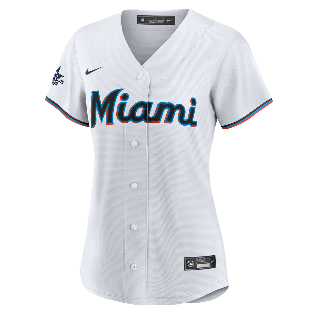 Miami Marlins Women's Replica Team Jersey | White
