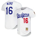 Los Angeles Dodgers Hideo Nomo Cooperstown Authentic Jersey | White
