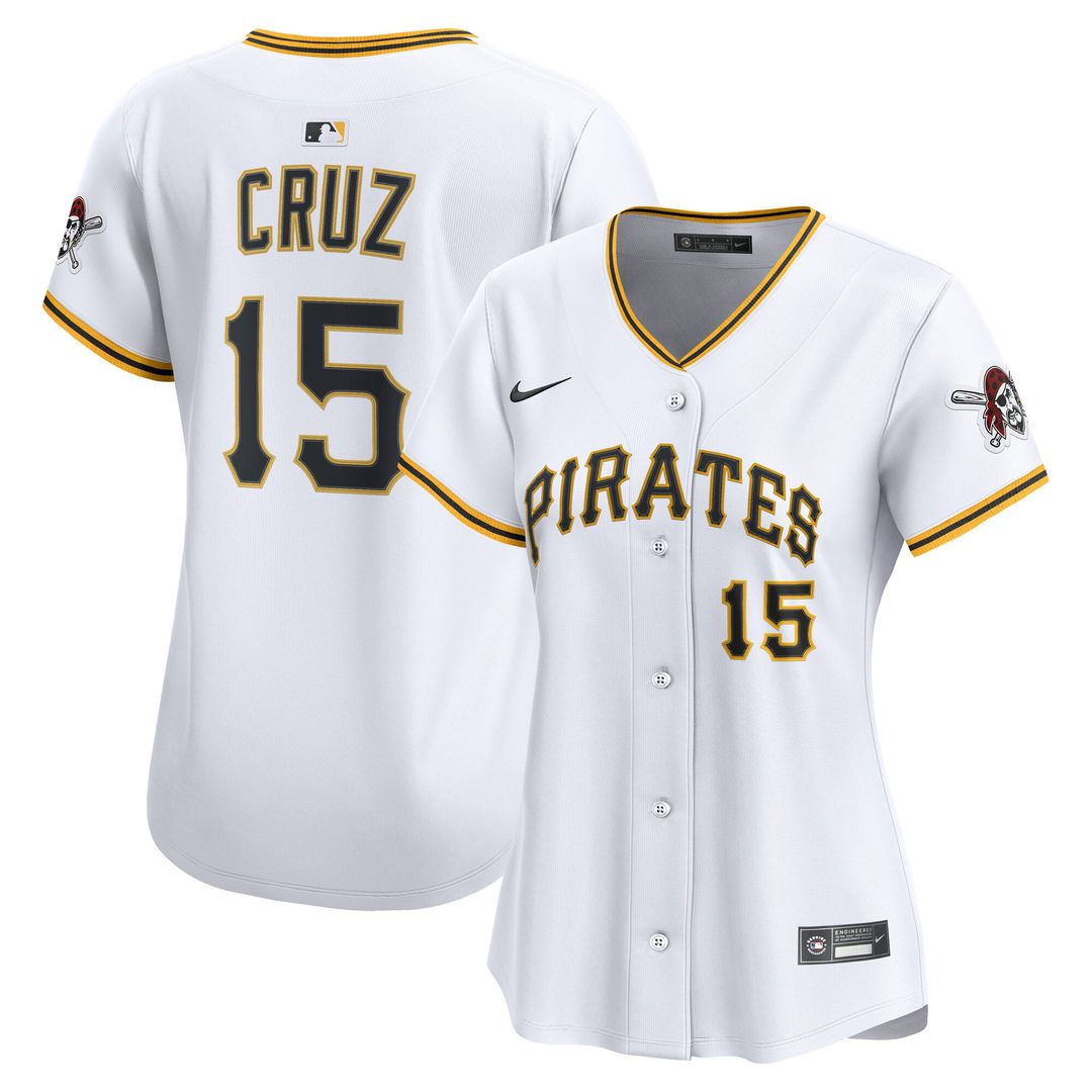 Pittsburgh Pirates Oneil Cruz Women's Home Limited Jersey | White