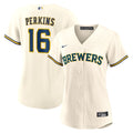 Milwaukee Brewers Blake Perkins Women's Home Replica Jersey | Cream