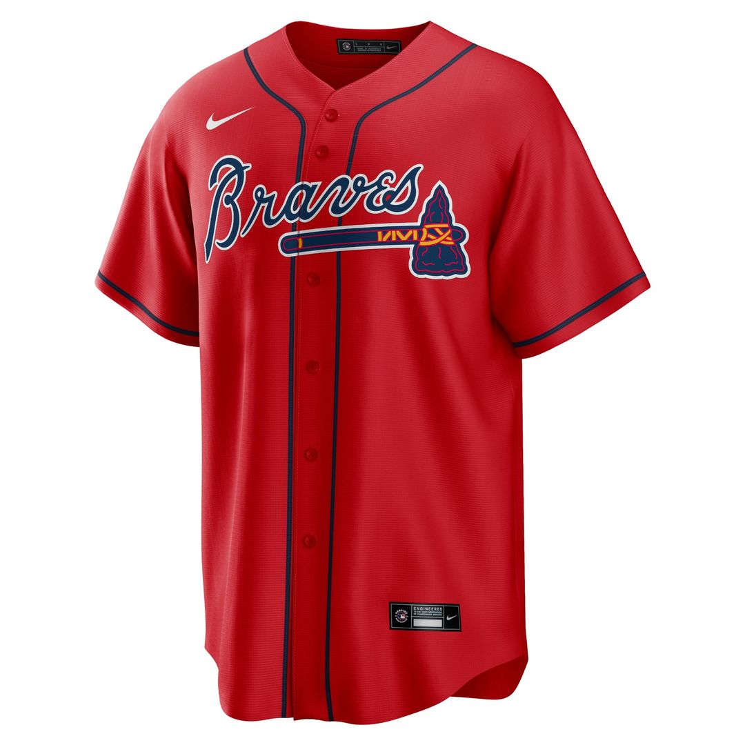 Atlanta Braves Alternate Replica Team Jersey | Red