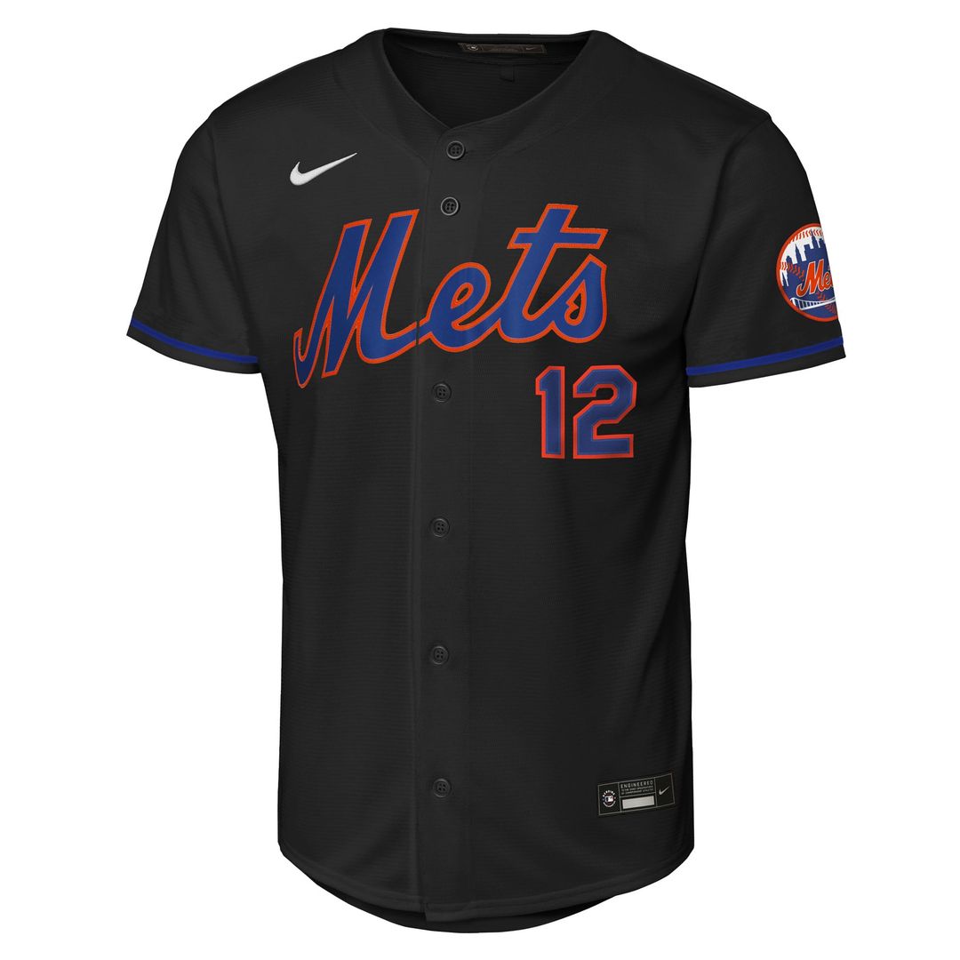 New York Mets Francisco Lindor Youth Road Stadium Jersey | Gray
