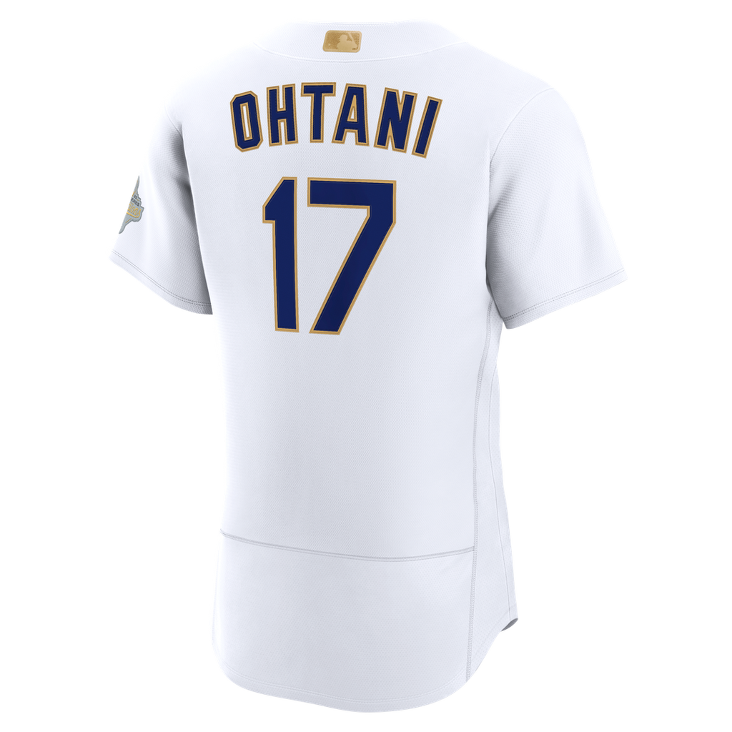 Los Angeles Dodgers Shohei Ohtani 2026 Gold Collection Authentic Jersey | White