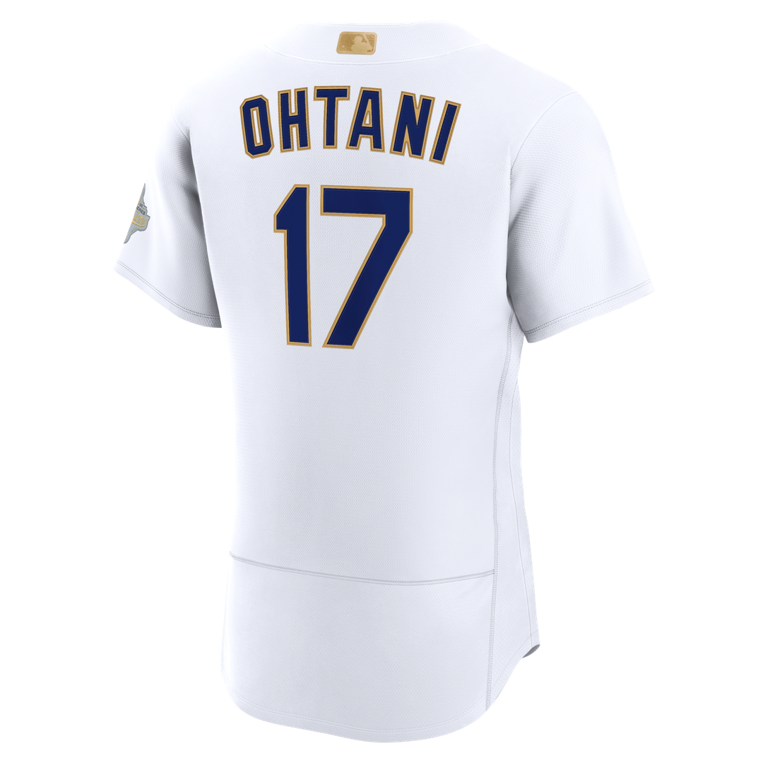 Los Angeles Dodgers Shohei Ohtani 2026 Gold Collection Authentic Jersey | White