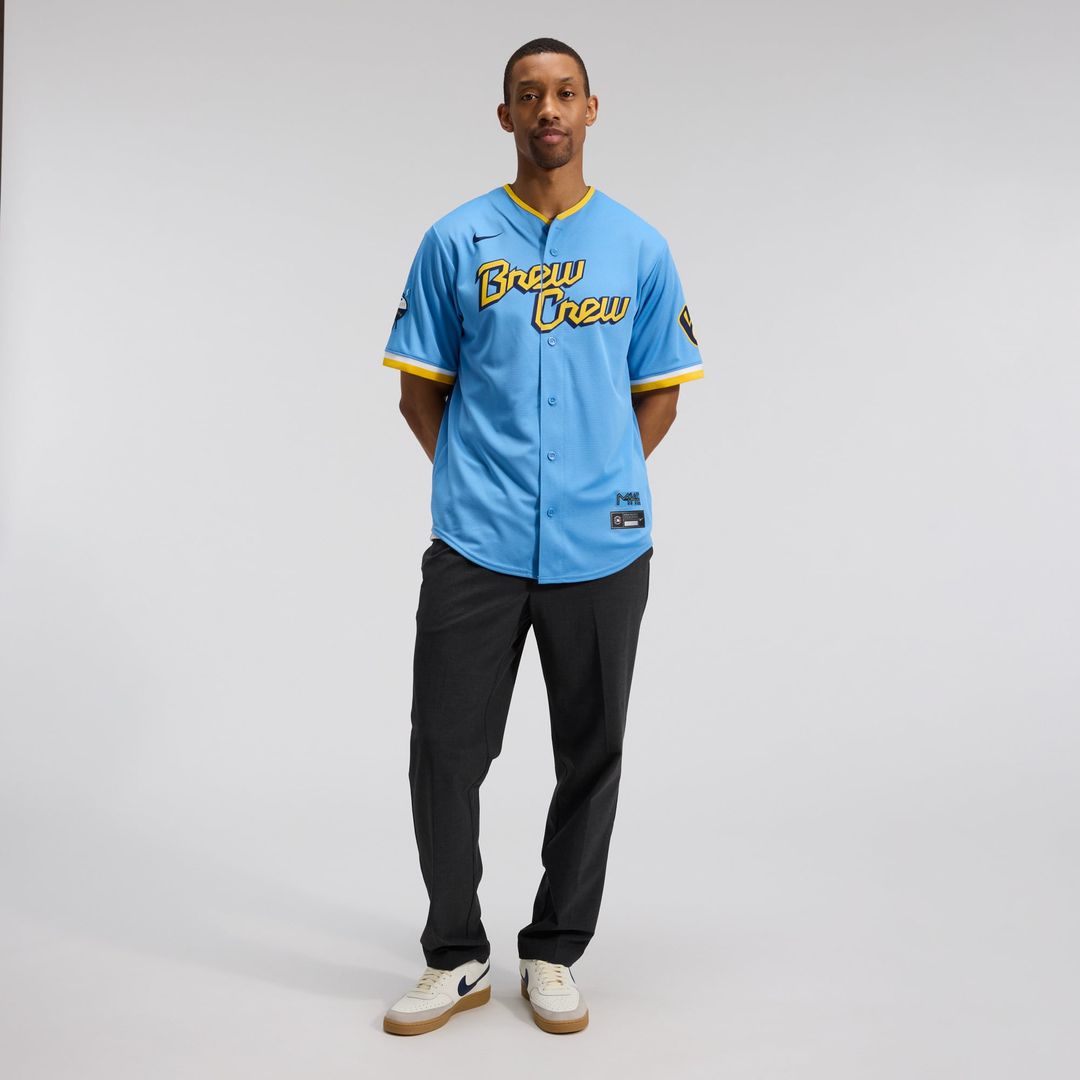 Milwaukee Brewers City Connect Replica Team Jersey | Powder Blue