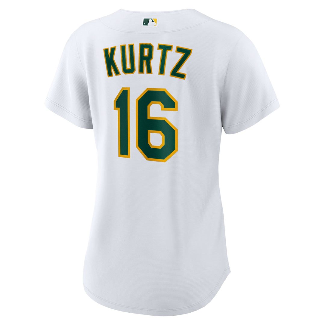 Athletics Nick Kurtz Women's Home Replica Jersey | White