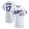 Los Angeles Dodgers Shohei Ohtani Home Authentic Sponsor Patch Jersey | White