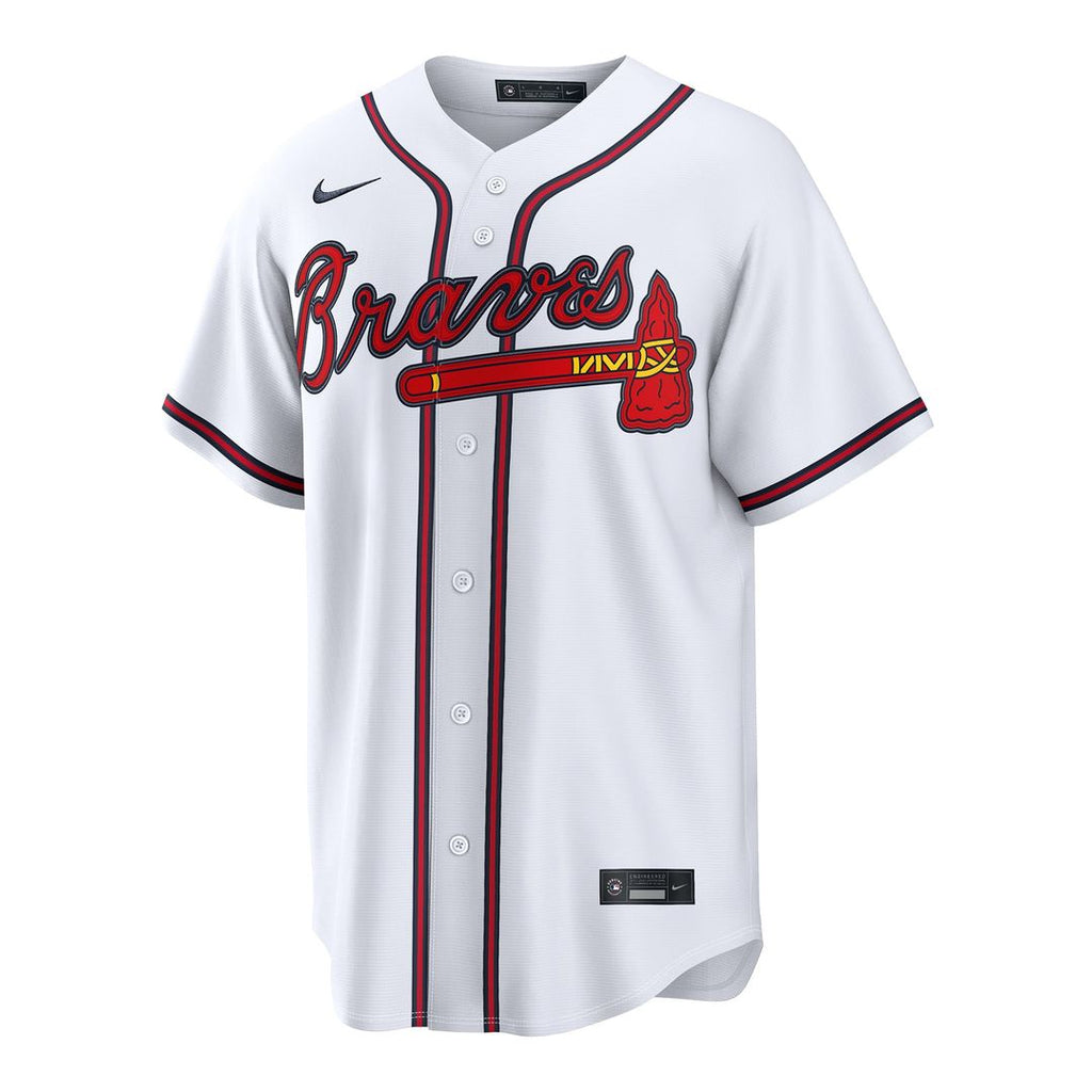 Atlanta Braves Spencer Schwellenbach Home Replica Jersey | White