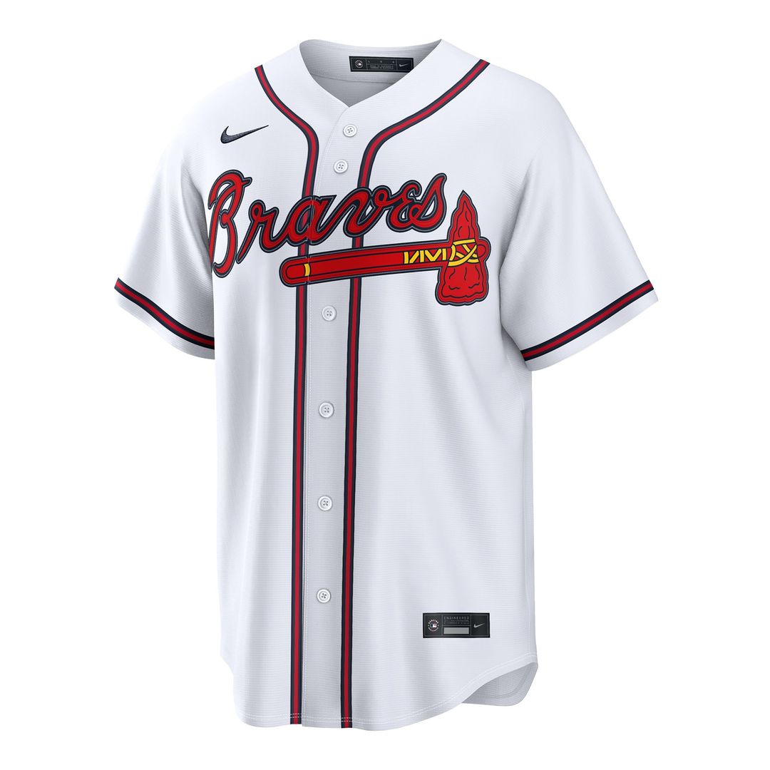 Atlanta Braves Spencer Schwellenbach Home Replica Jersey | White