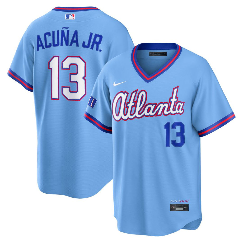 Atlanta Braves Ronald Acuña Jr. 2026 City Connect Stadium Jersey | Powder Blue