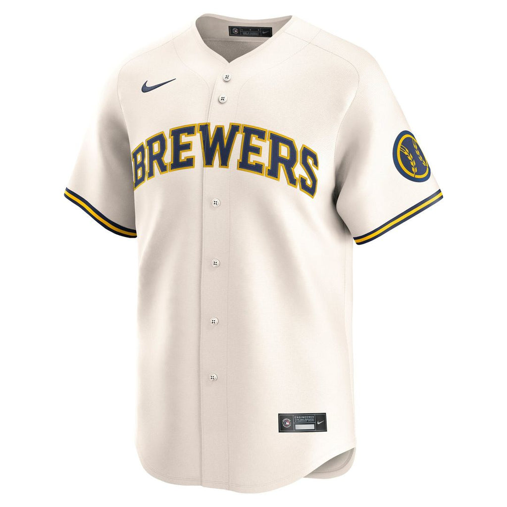 Milwaukee Brewers Home Limited Jersey | Cream