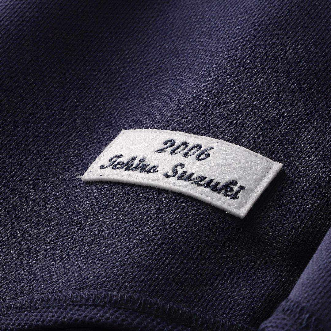Seattle Mariners Ichiro Suzuki 2006 Cooperstown Mesh Batting Practice Button-Up Jersey | Navy