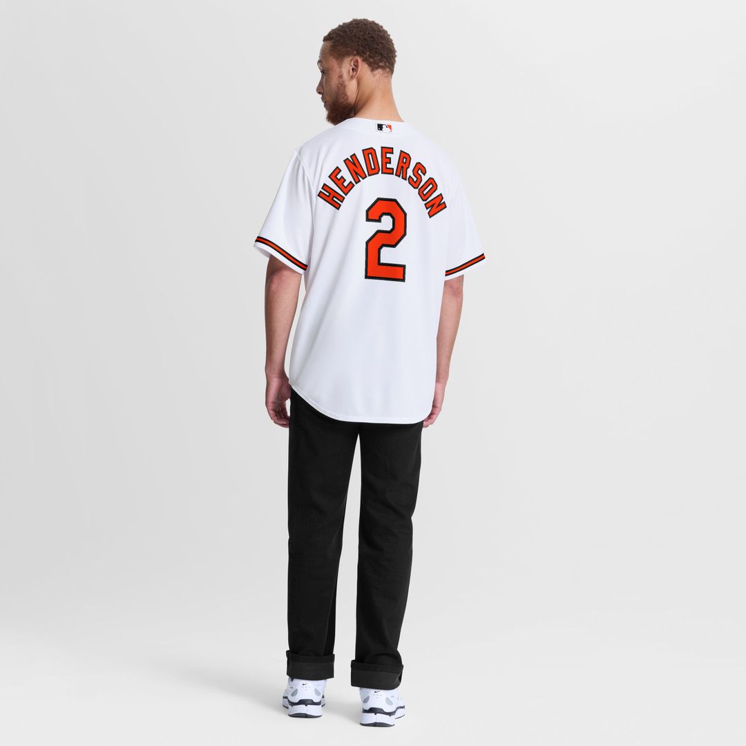 Baltimore Orioles Gunnar Henderson Home Replica Jersey | White