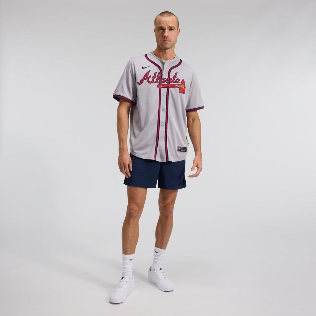 Atlanta Braves Ozzie Albies Road Limited Jersey | Gray