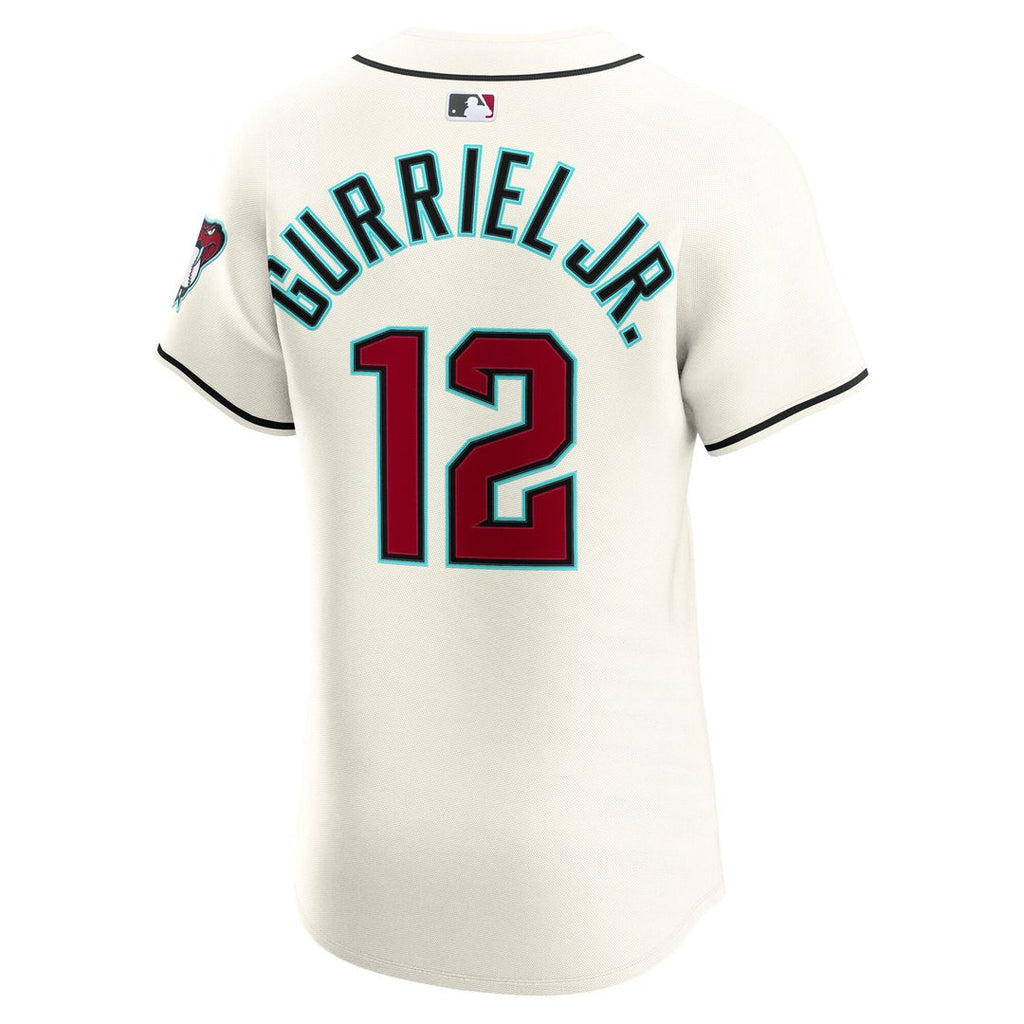 Arizona Diamondbacks Lourdes Gurriel Jr. Home Elite Jersey | Cream