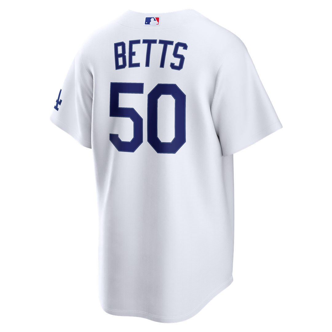 Los Angeles Dodgers Mookie Betts Home Stadium Jersey | White