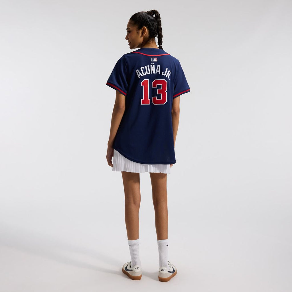 Atlanta Braves Ronald Acuña Jr. Women's Alternate Limited Jersey | Navy