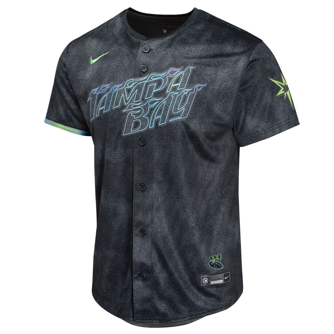 Tampa Bay Rays Shane McClanahan Youth 2024 City Connect Limited Jersey | Charcoal