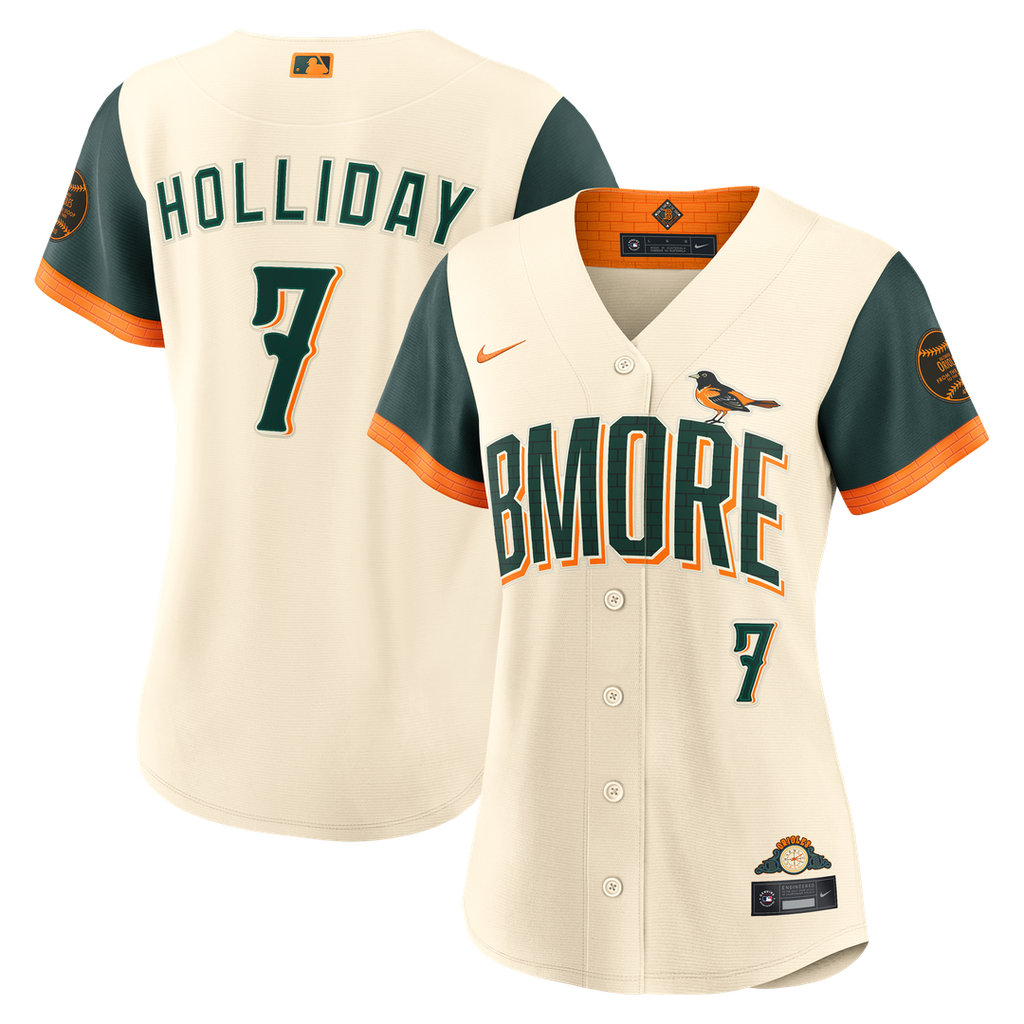 Baltimore Orioles Jackson Holliday Women's 2026 City Connect Stadium Jersey | Cream
