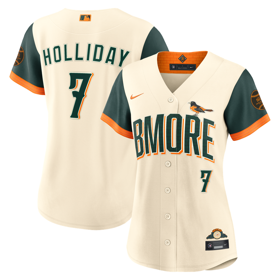 Baltimore Orioles Jackson Holliday Women's 2026 City Connect Stadium Jersey | Cream