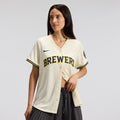 Milwaukee Brewers Women's Home Limited Jersey | Cream