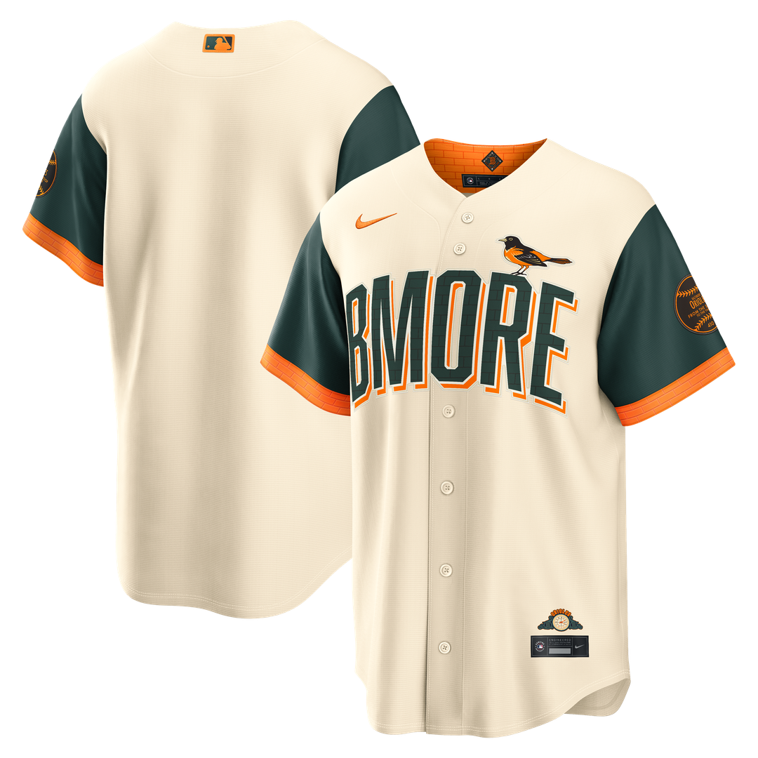 Baltimore Orioles 2026 City Connect Stadium Jersey | Cream