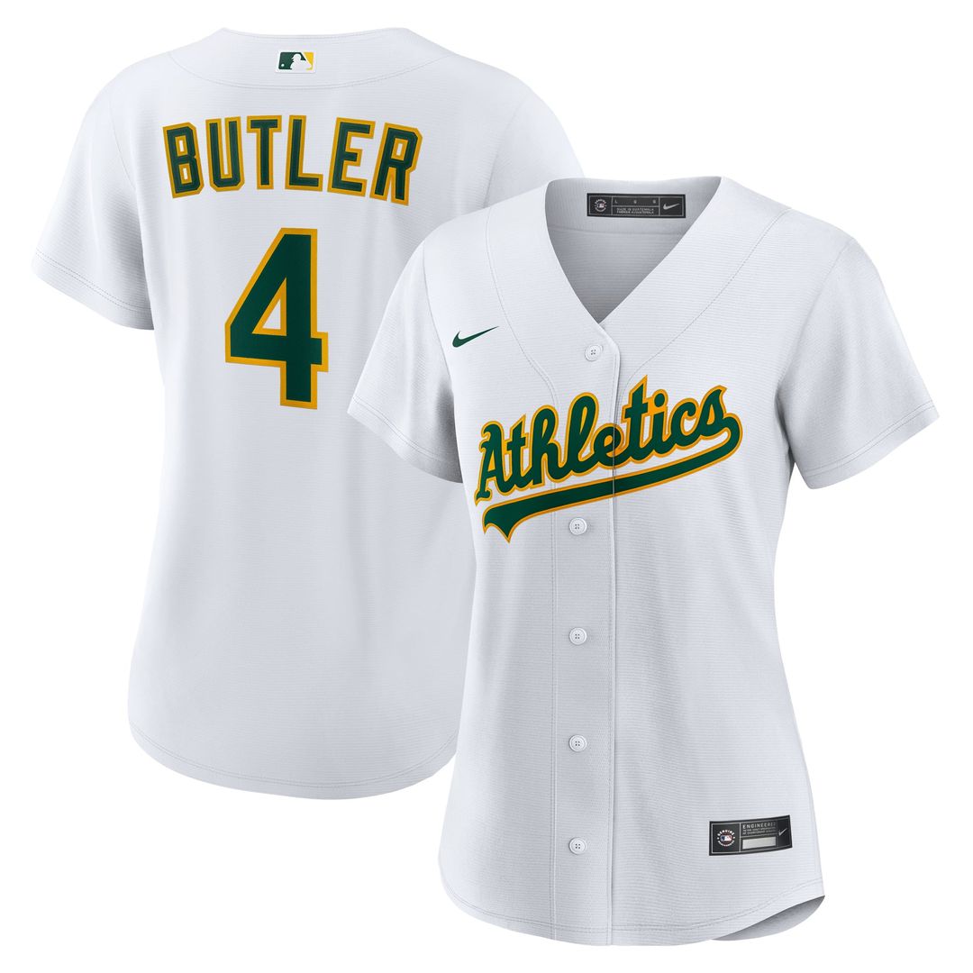 Athletics Lawrence Butler Women's Home Replica Jersey | White