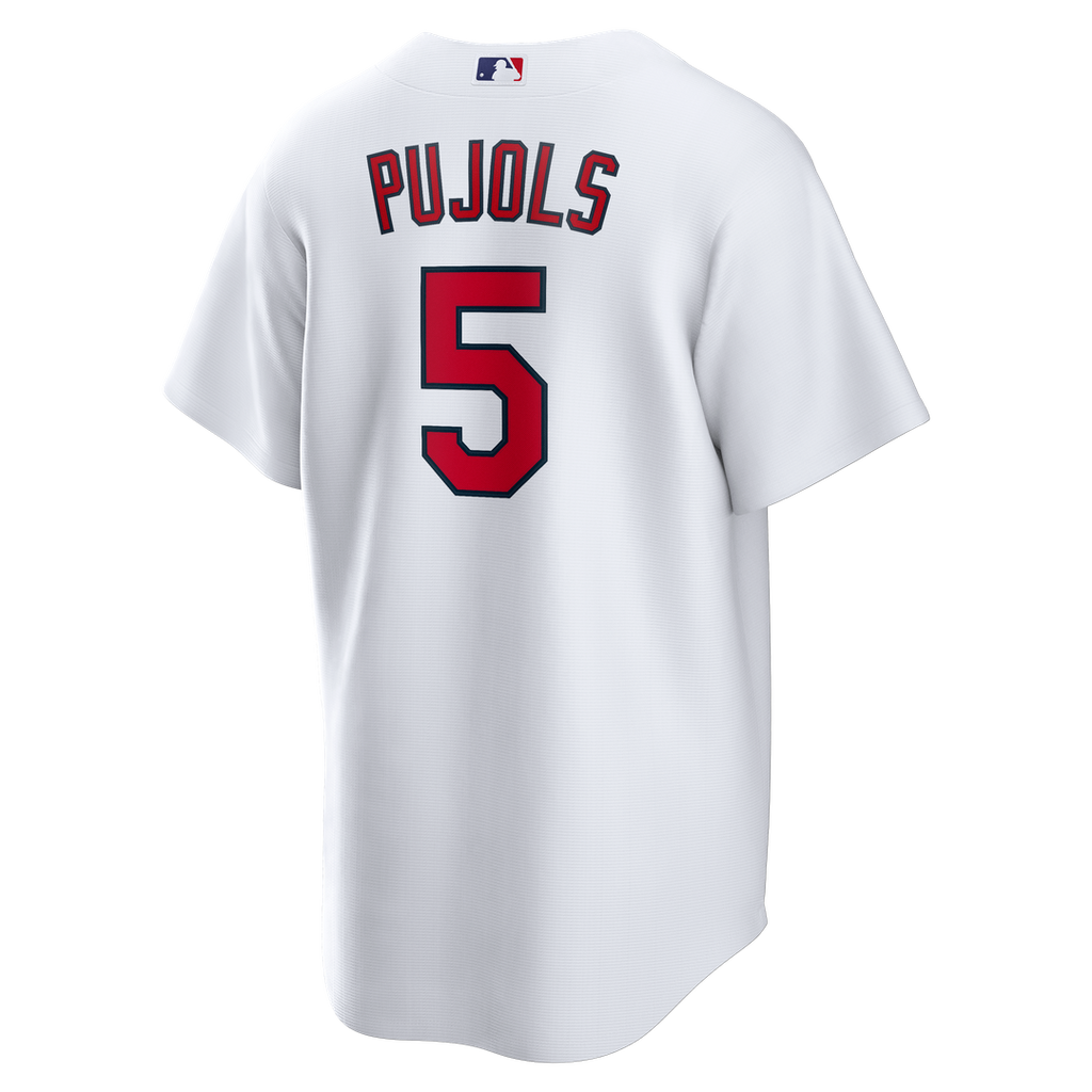 St. Louis Cardinals Albert Pujols Home Retired Replica Jersey | White