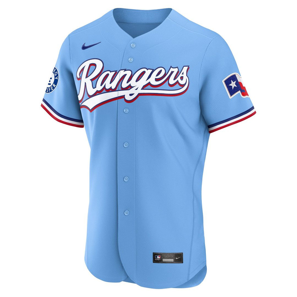 Texas Rangers Alternate Authentic Jersey | Light Blue