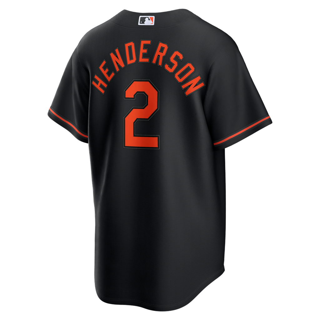 Baltimore Orioles Gunnar Henderson Alternate Replica Jersey | Black
