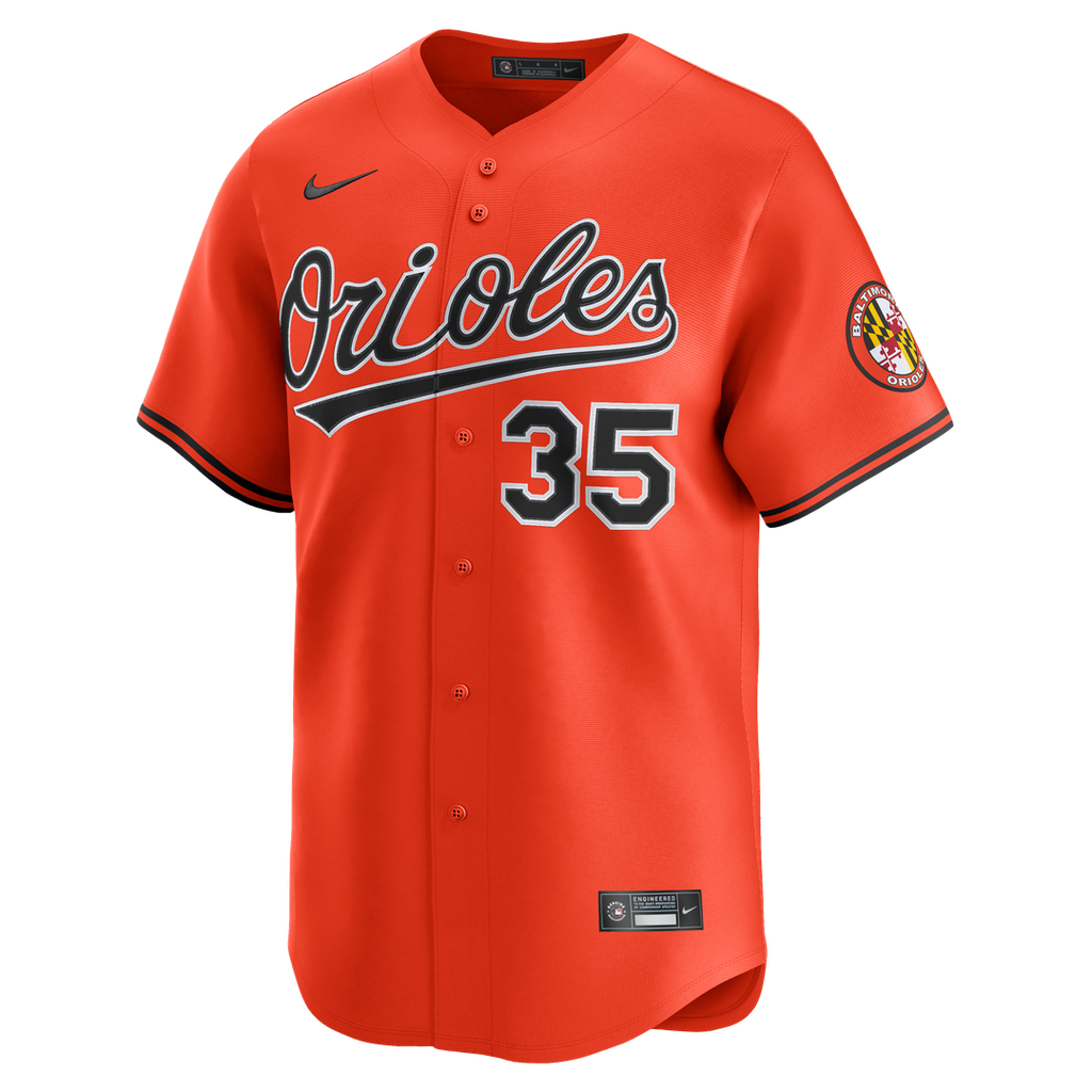 Baltimore Orioles Adley Rutschman 2nd Alternate Limited Jersey | Orange