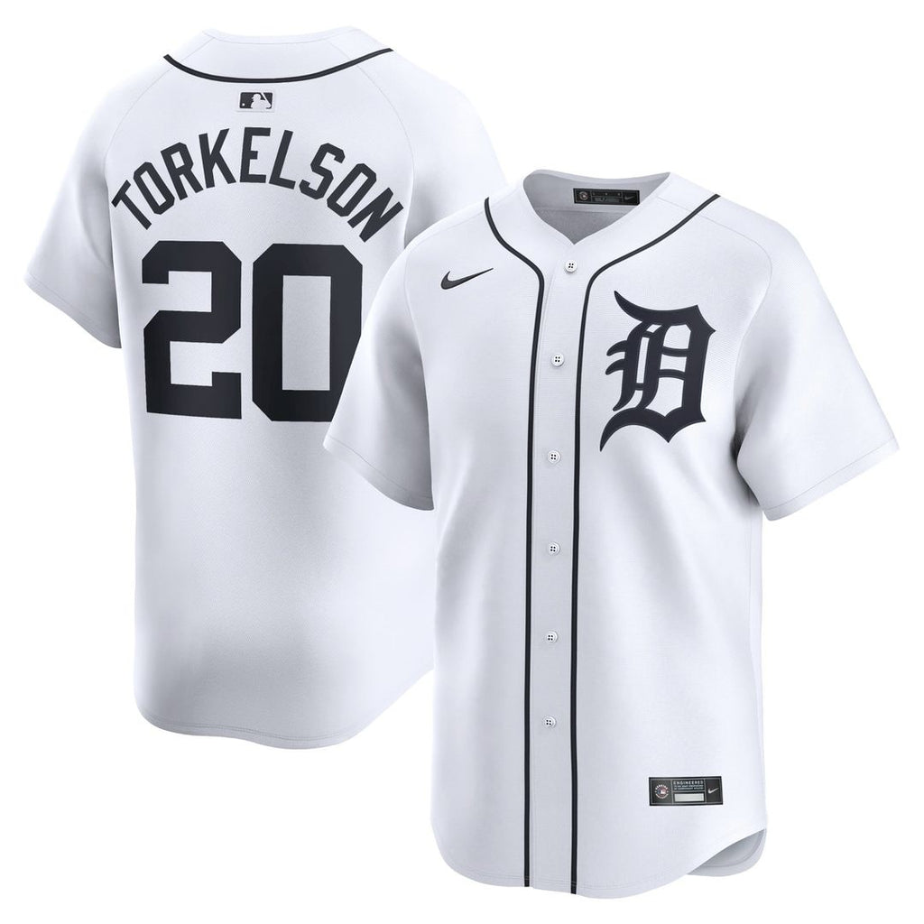 Detroit Tigers Spencer Torkelson Youth Home Limited Jersey | White