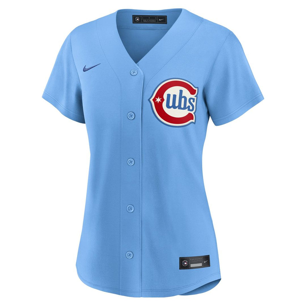 Chicago Cubs Women's Alternate Replica Jersey | Light Blue