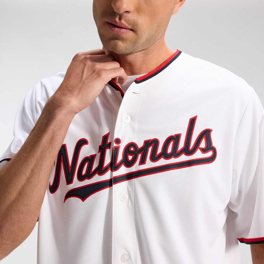 Washington Nationals CJ Abrams Home Replica Jersey | White