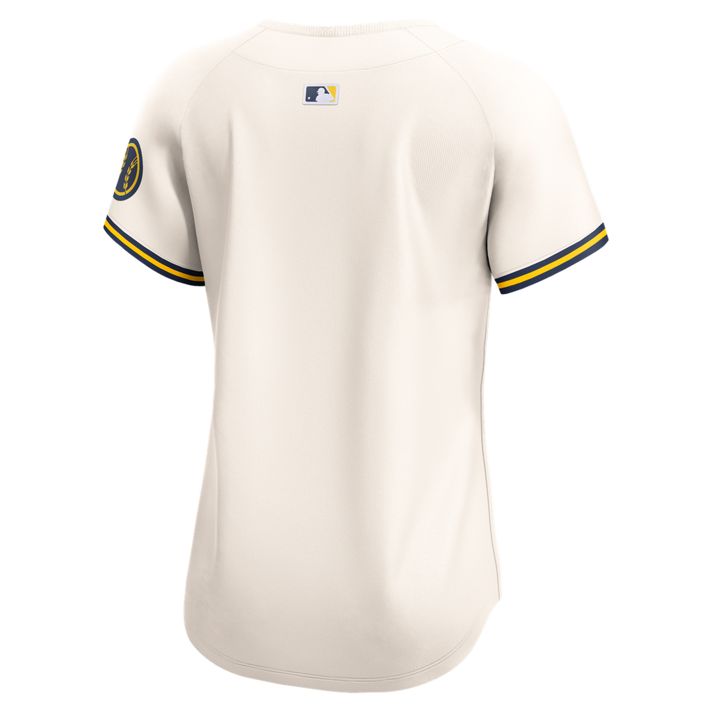 Milwaukee Brewers Women's Home Limited Jersey | Cream