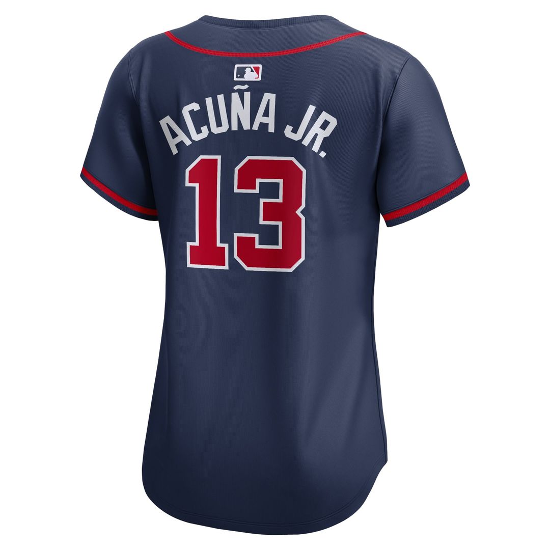 Atlanta Braves Ronald Acuña Jr. Women's Alternate Limited Jersey | Navy