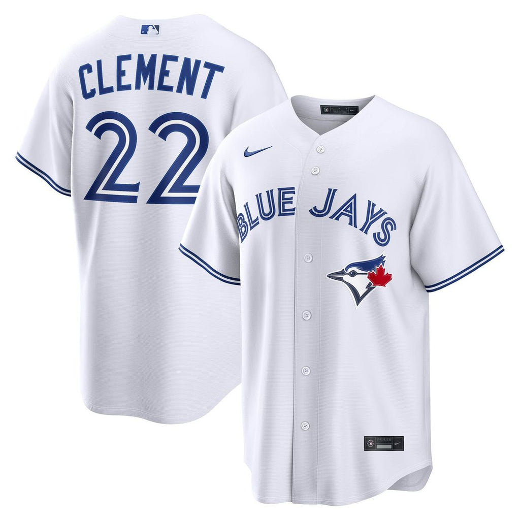 Toronto Blue Jays Ernie Clement Home Replica Jersey | White