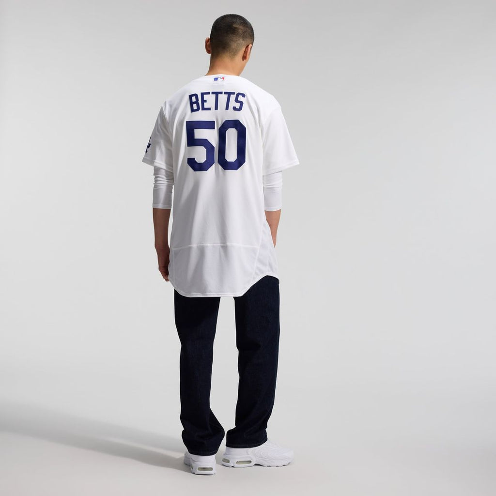 Los Angeles Dodgers Mookie Betts Home Authentic Jersey | White