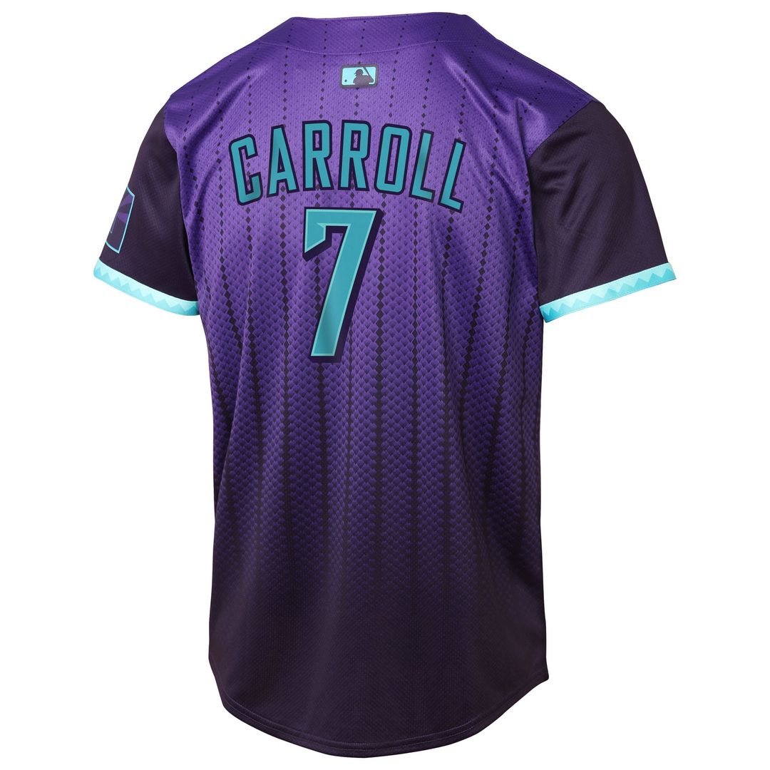 Arizona Diamondbacks Corbin Carroll Youth 2025 City Connect Limited Jersey | Purple