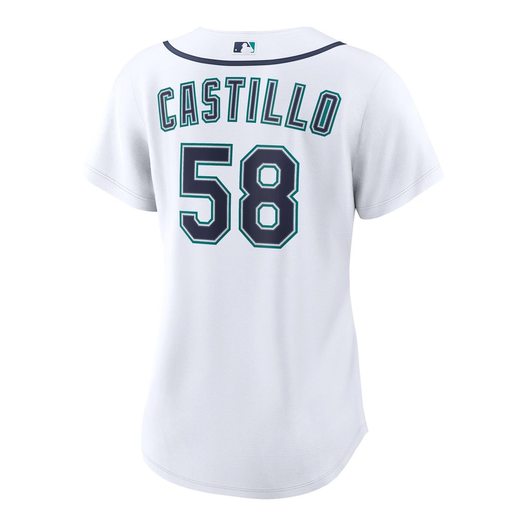Seattle Mariners Luis Castillo Women's Home Replica Jersey | White